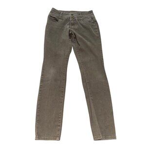 Silver Crush 5-6 Olive Jeggings 27" Waist